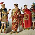 Painting portraying ancient Romans