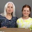 Jacquelyn Lynn and granddaughter Anastasia unboxing art supplies