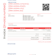 Sample invoice template in Mustache syntax