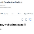 How To Send Email using Node.js