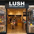 IMAGE: frontal view of a Lush store