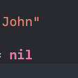 variable middleName is a String? optional type with value “John”