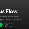 Focus Flow Playlist on Spotify