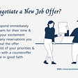 Tips to negotiate a job offer