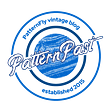 The PatternPast visual logo. It reads, “PatternFly vintage blog, established 2015.”