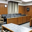 Jury Box in a Courtroom