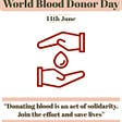 World Blood Donor Day | Blog by Arijit Bhattacharya
