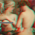 A medieval style painting of two women. generated by Stable Diffusion AI