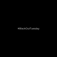#BlackOutTuesday image