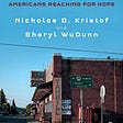 Book cover — Tightrope: Americans reaching for hope by Kristof & WuDunn