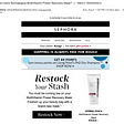 Sephora’s ‘Restock-your-stash’ email.