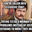 Ron Swanson’s Relationship Therapy