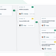 A tree view from Koan’s product, showing a hierarchy of goals within a company