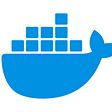 Logo of Docker, which is a whale called Moby Dock