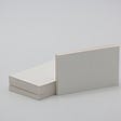 Stock photo image of a stack of blank business cards