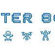 Better Botz logo with various robots