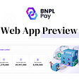 BNPL Pay Web App Preview — Innovative Uncollateralized Blockchain Lending