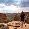 Facing Colorado National Monument, Oct 2020. Doing what I love the most. Credits : Adeline Remoué (@delphotographies)