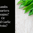 Eat the weeds with wild garlic pesto