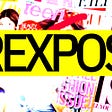 Washed out magazine covers with the word “overexposed” across them.