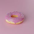 Pink doughnut.