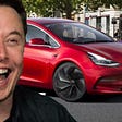 elon musk and the 25k EV tesla car