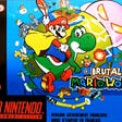 Image: Box art for Brutal Mario World, featuring Mario riding Yoshi in front of a planet dotted with the game’s encounters.