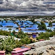 Stormy skies over Cox’s Bazar Rohingya refugee camps, Bangladesh, as Cyclone Amphan approached. Credit: Fabeha Monir/Oxfam