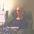 Faded, blurry photo of a woman with Alzheimer’s disease.