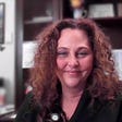 Picture of Deanna Spikula, the Registrar of Voters for Washoe County, in her office.