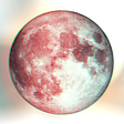 A photo illustration of the moon