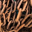 A rusty chain