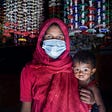 Photo: Nur wears a mask to protect against COVID-19 in Rohingya Refugee Camp. Credit: Fabeha Monir/Oxfam