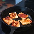 Korean pan-fried tofu