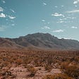 Mountains In The Desert Photo