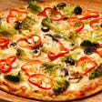 vegetable pizza image