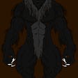 BeoWolf, his design was inspired by a cross between a wendigo and a werewolf. In Actuality, He is a Hellhound Werewolf