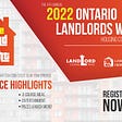 Ontario Landlords Watch Conference 2022  Event poster