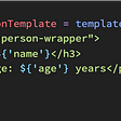 JavaScript tagged template literals