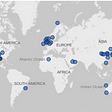 Map from Global CCS Institute showing locations of carbon capture sites