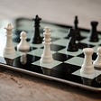 Chess pieces on iPad