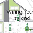 Wiring house for cable tv and