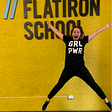 Jumping with excitement after graduating Flatiron School