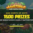 Monsterra Play-and-earn Game’s Airdrop Opening For Early Supporters.