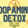 Banner showing dopamine detox and its elements.