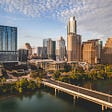 The skyline of Austin, Texas.