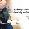 B. Zachary Bennett quote, "Marketing is where psychology, creativity, and strategy meet."