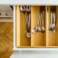 Open kitchen drawer