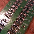 Circuit board with SMT (surface mount technology)