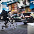 Gig worker delivering some food